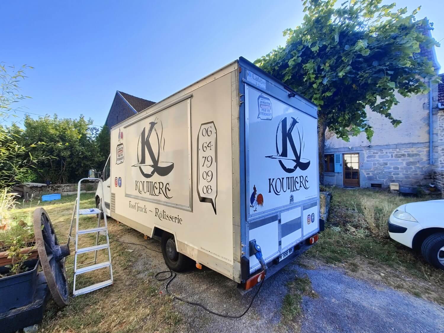 flocage d'un camion foodtruck