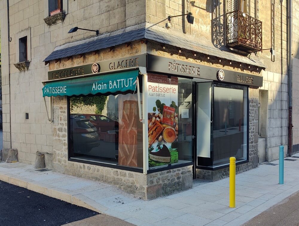 realisation d'une vitrine sur mesure à aubusson