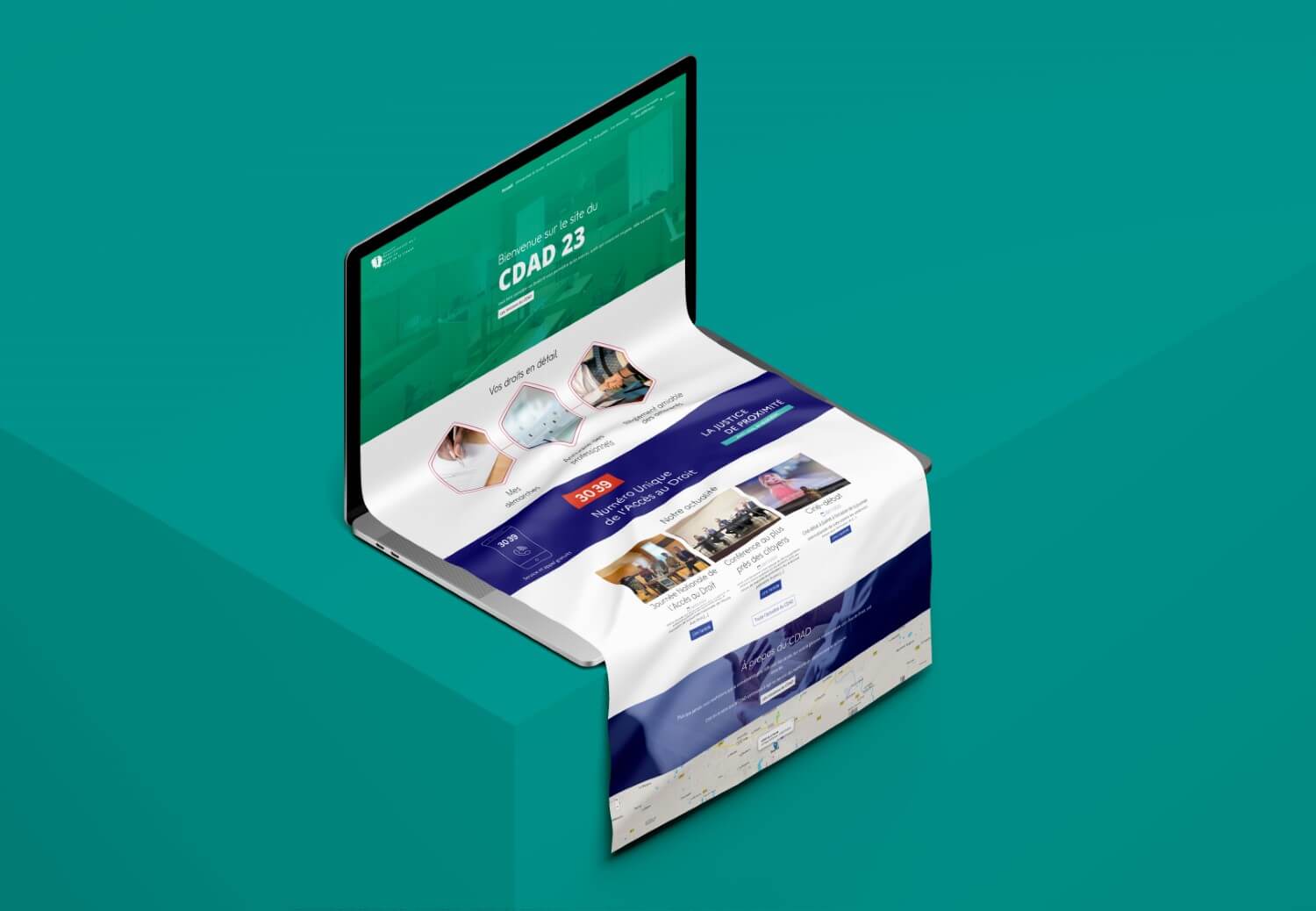 CDAD | Conception et développement d'un site Web vitrine pour une institution